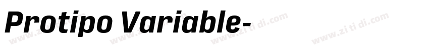 Protipo Variable字体转换